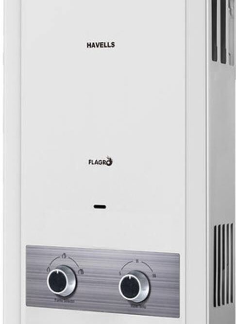 HAVELLS FLAGRO 5.5 5.5 L Gas Water Geyser  (White, Grey)
