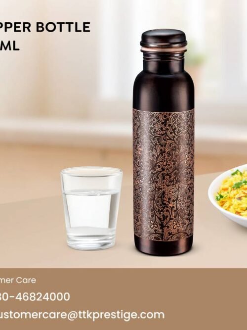 Prestige Copper 950ml 950 ml Copper Bottle (Pack of 1, Brown)