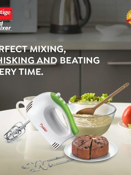 Prestige PHM 1.0 300-Watt Hand Blender with One Touch Turbo Button (Green White)